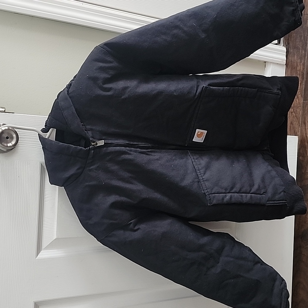 Boys Carhartt Hooded Jacket with Quilted Lining